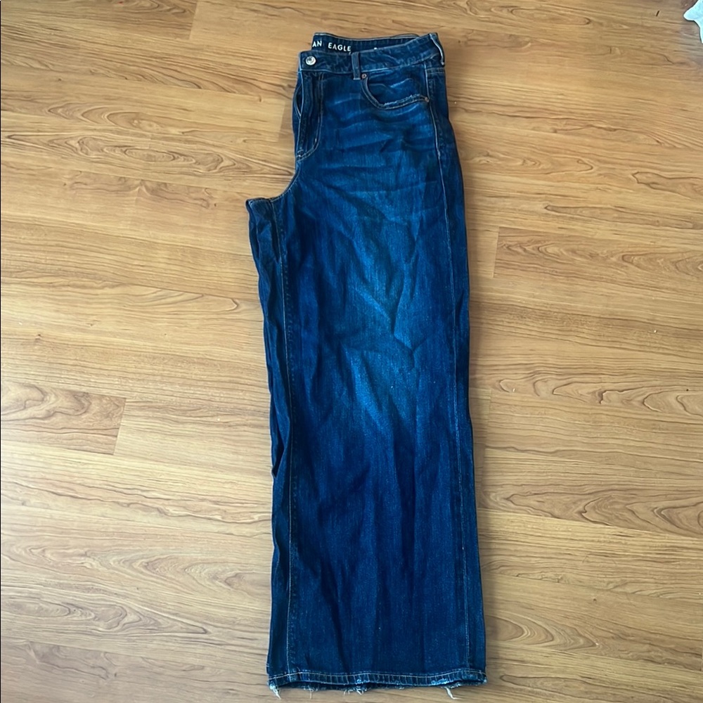American Eagle Outfitters Dark Blue Flare Jeans